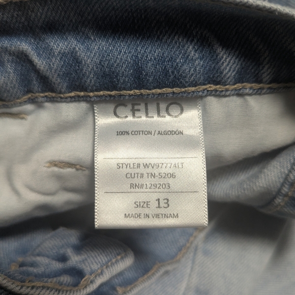 Cello Men's Straight Jeans in Light Blue - Picture 3 of 5